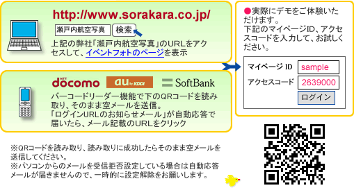 パソコン・携帯からの閲覧方法